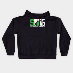 Support Squad Cerebral Palsy Awareness Kids Hoodie